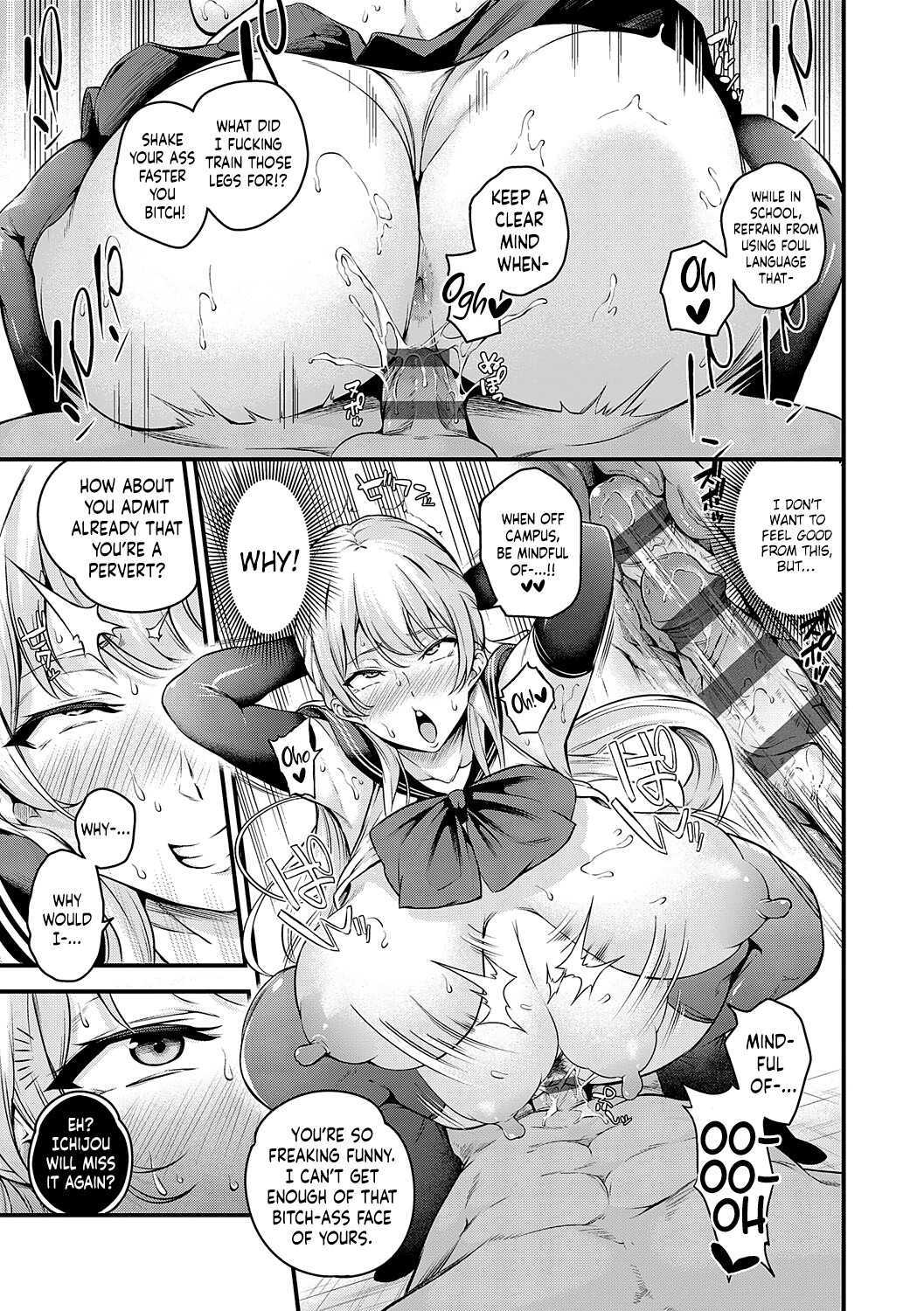 Hentai Manga Comic-The Defeat of Ichijou From The Disciplinary Committee (Mesutoiro)-Read-21